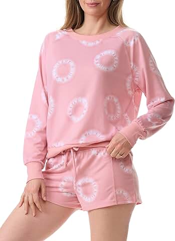 Women's Two-Piece Crewneck Short Set