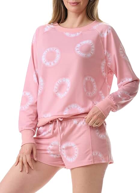 Women's Two-Piece Crewneck Short Set