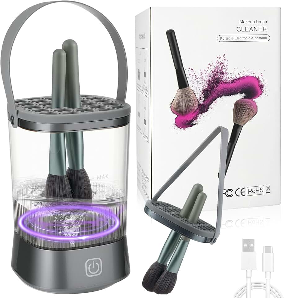 Automatic Electric Makeup Brush Cleaner for Deep Cleaning