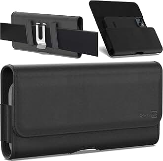 Leather belt clip holster for Galaxy S21 Ultra, S20 Ultra, XCover6 Pro, XCover7