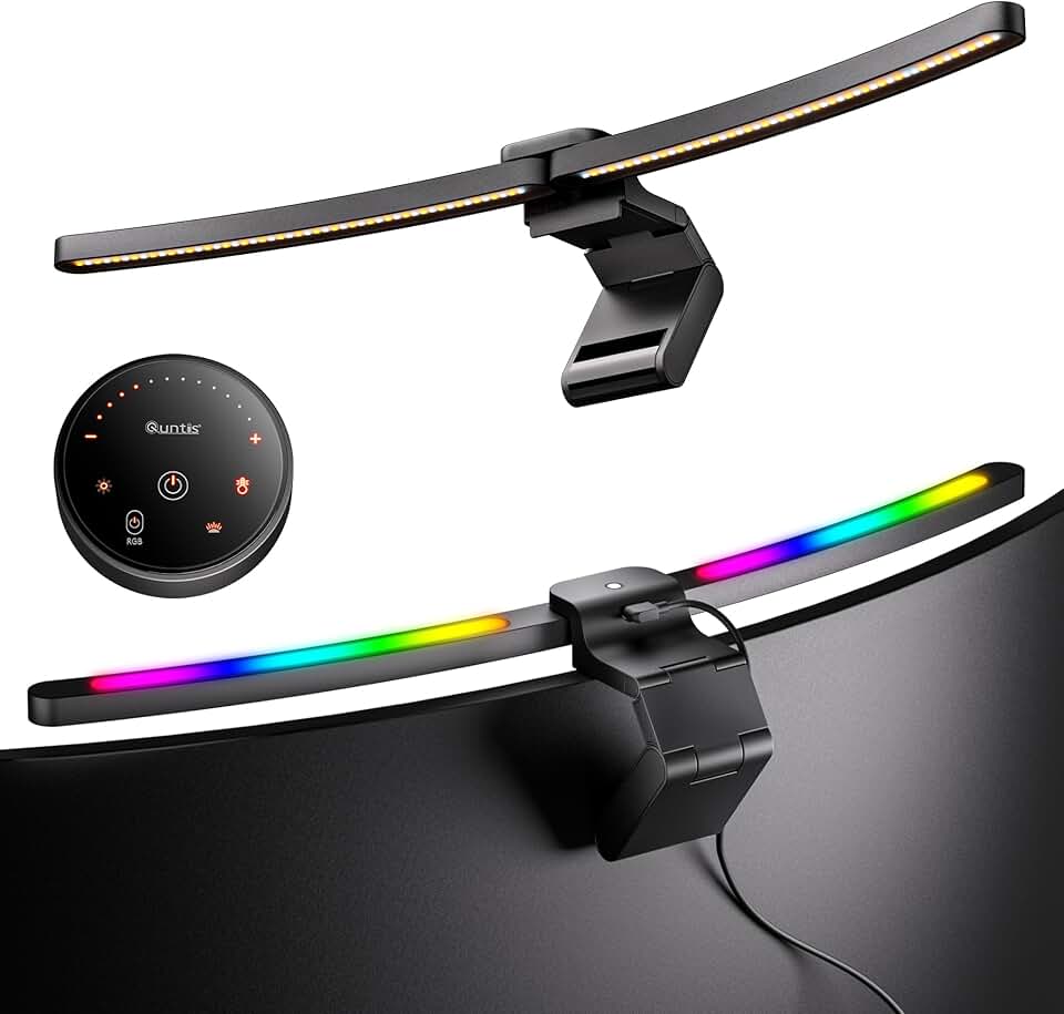 Curved Monitor Light Bar with RGB Backlight and Dimming