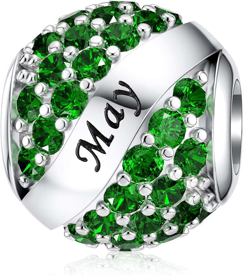Sterling Silver Birthday Charm for Bracelets and Necklaces