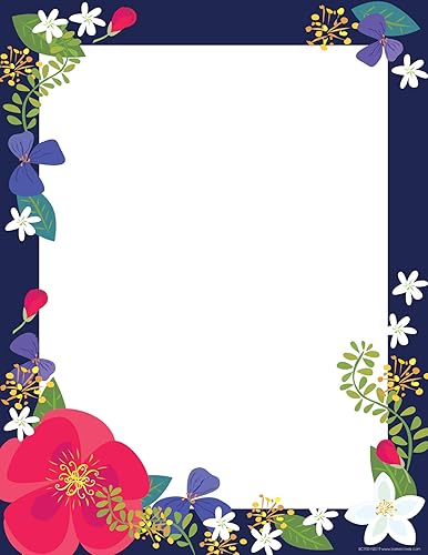 Decorative Petal Design Printer Paper, 8.5 x 11, 50 Sheets