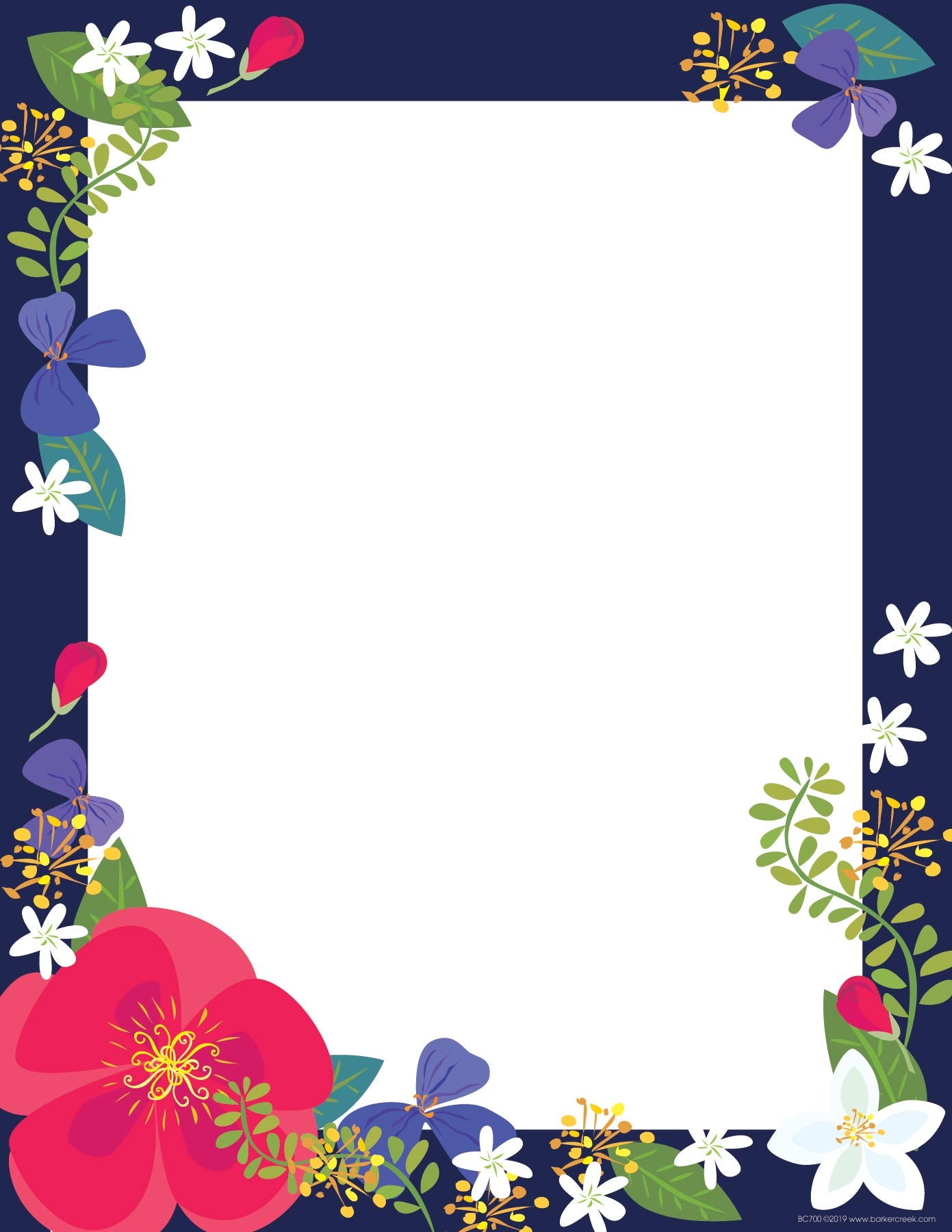 Decorative Petal Design Printer Paper, 8.5 x 11, 50 Sheets