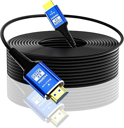 150 ft Fiber Optic HDMI Cable, 4K Ultra HD, HDR10