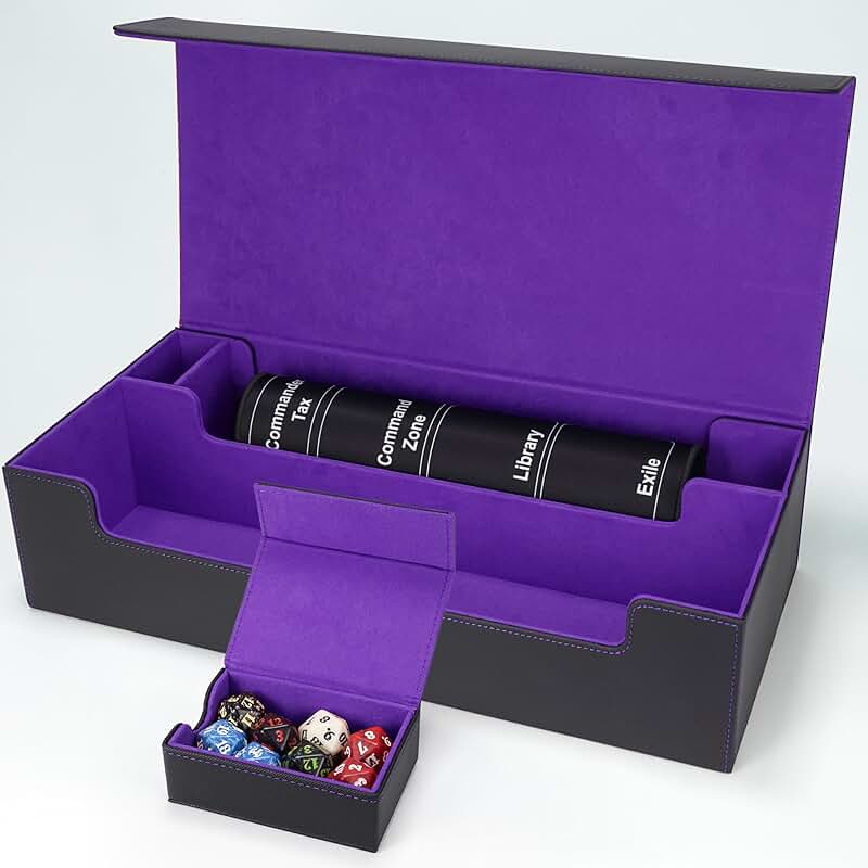 Deck Box with Playmat, Dice Box, and Dividers