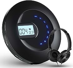 Portable CD Player with LCD, Headphone, and Backlight