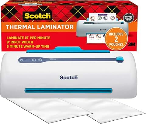 Thermal Laminator with 2 Rollers for Home, Office, School