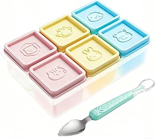 Set of 6 Wet Food Storage Containers with Lids