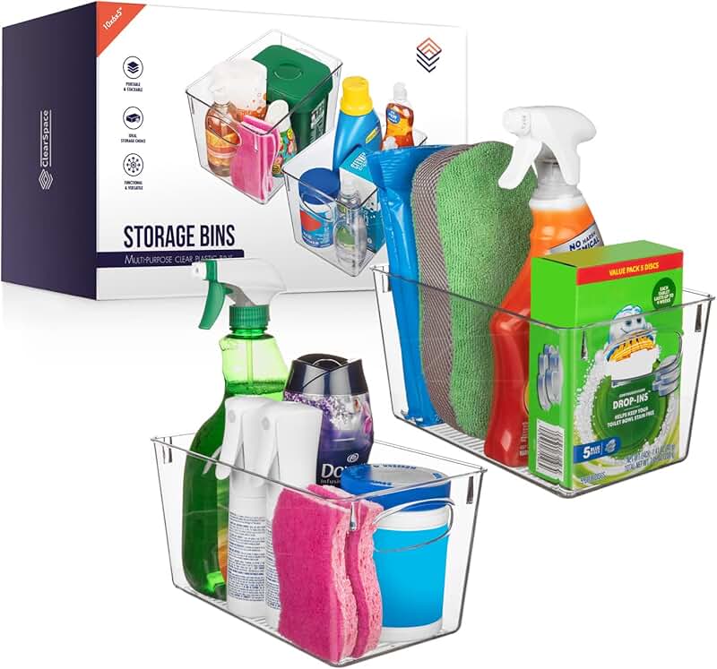 Letter Size Flat Storage Trays, 5-Pack
