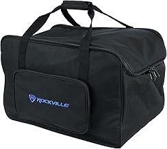 Speaker bag for 10-inch DJ equipment with stand storage