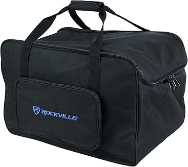 Speaker bag for 10-inch DJ equipment with stand storage