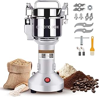 High Speed Electric Grain Mill Grinder 1500W Stainless Steel