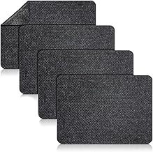 Set of four heat-resistant mats for kitchen appliances