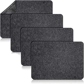 Set of four heat-resistant mats for kitchen appliances