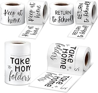 3 Rolls of 300 Student Homework and Return Labels