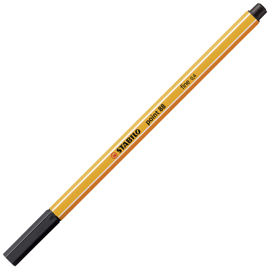 Pack of 3 black fineliner pens