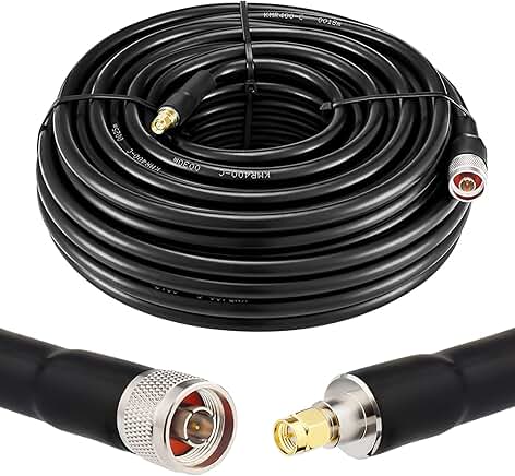 75ft SMA to N low loss RF extension cable