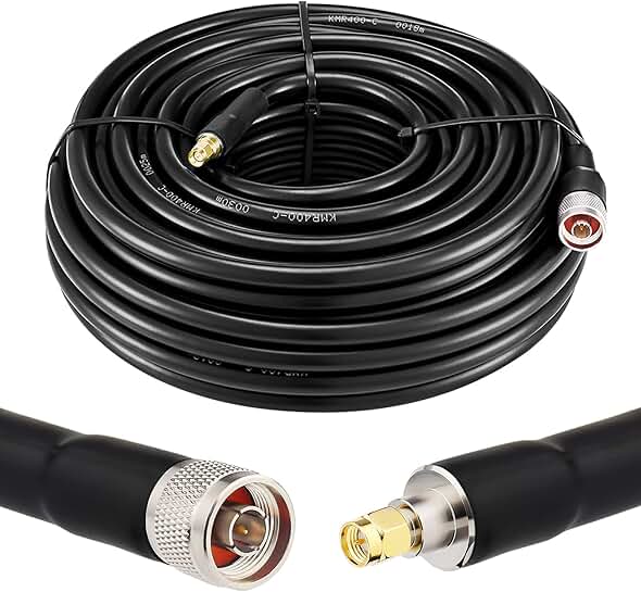 75ft SMA to N low loss RF extension cable