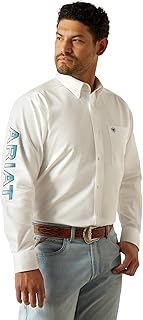 Men's Twill Classic Fit Logo Shirt