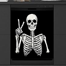 Funny Skeleton Dishwasher Magnet Cover 26x23 Inches