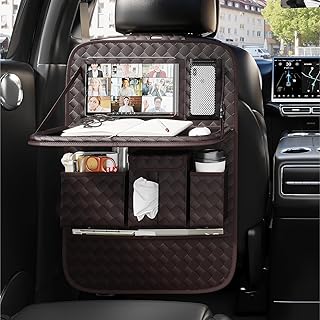 Back Seat Car Organizer with Tray and Tablet Holder