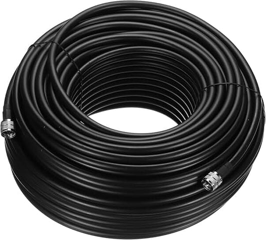 RG8/U Coax Cable with PL-259 Connectors, 200ft