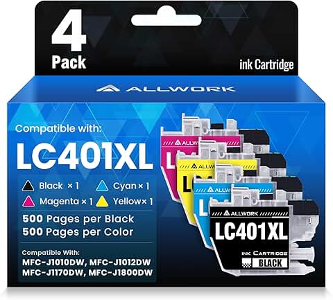 High Yield Ink Cartridges for Brother MFC-J1010DW Series