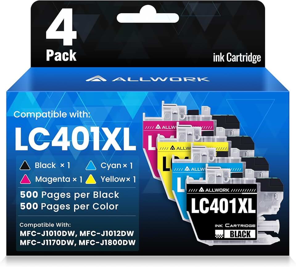 High Yield Ink Cartridges for Brother MFC-J1010DW Series