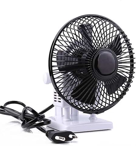 Mini Electric Desk Fan with Adjustable Speed