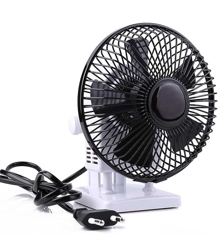 Mini Electric Desk Fan with Adjustable Speed