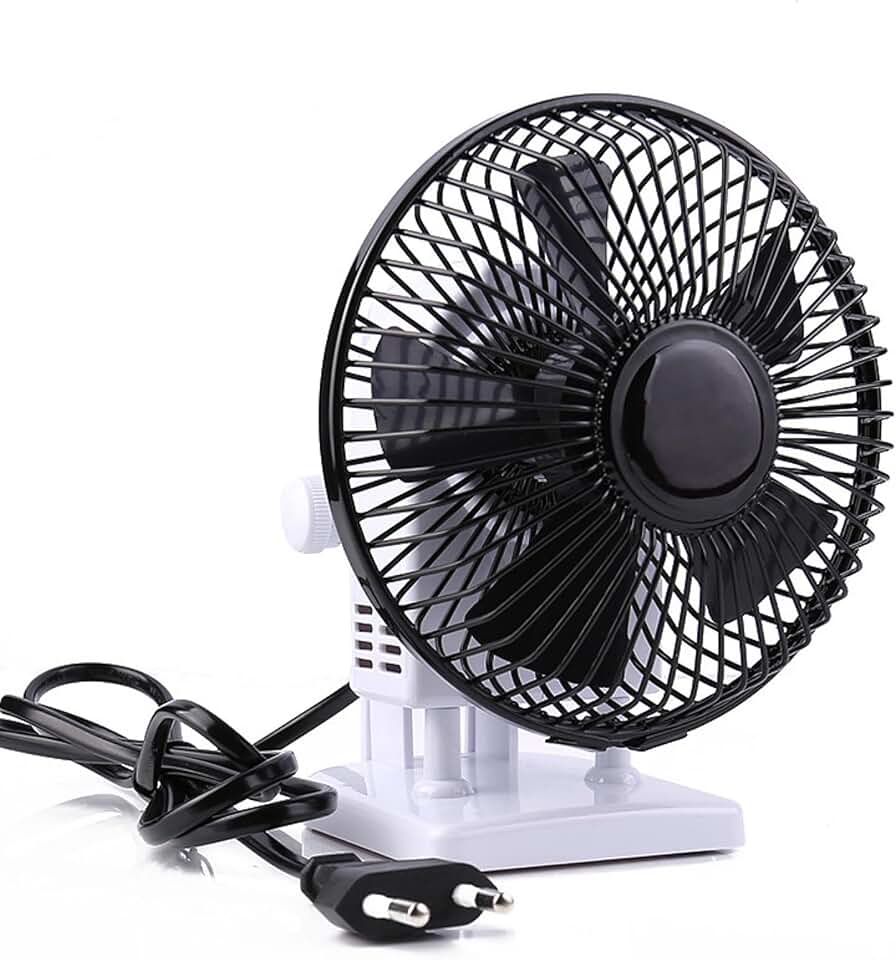 Mini Electric Desk Fan with Adjustable Speed