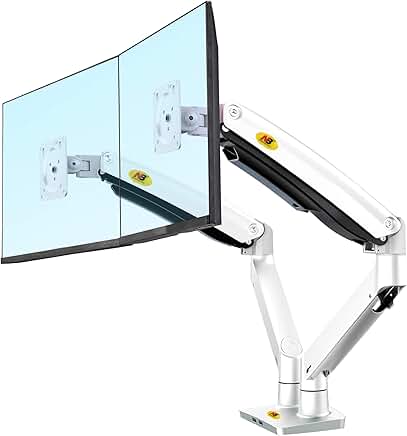Dual Monitor Desk Mount Stand for 2 Screens up to 32''