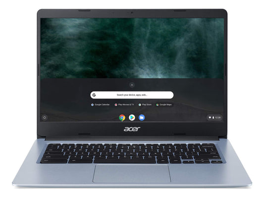 Chromebook 314 with Intel Celeron N4000, 14" Full HD display, 4GB RAM, 64GB storage