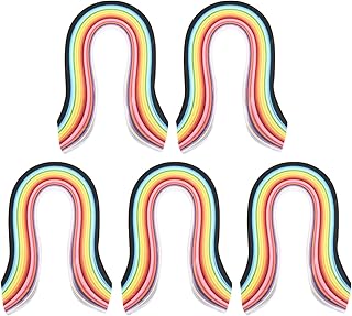 1300-Piece Multicolor Quilling Paper Strips for Crafts