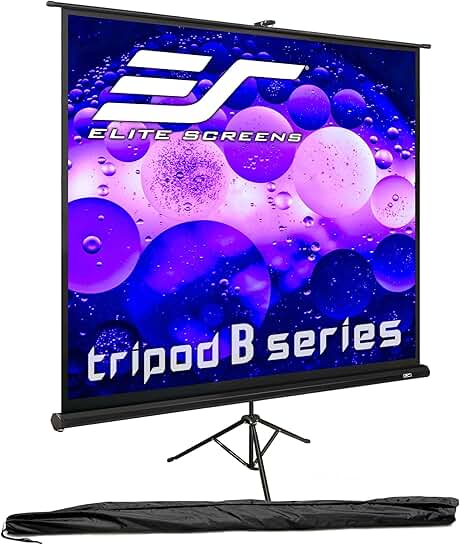 50-Inch Lightweight Tripod Projector Screen
