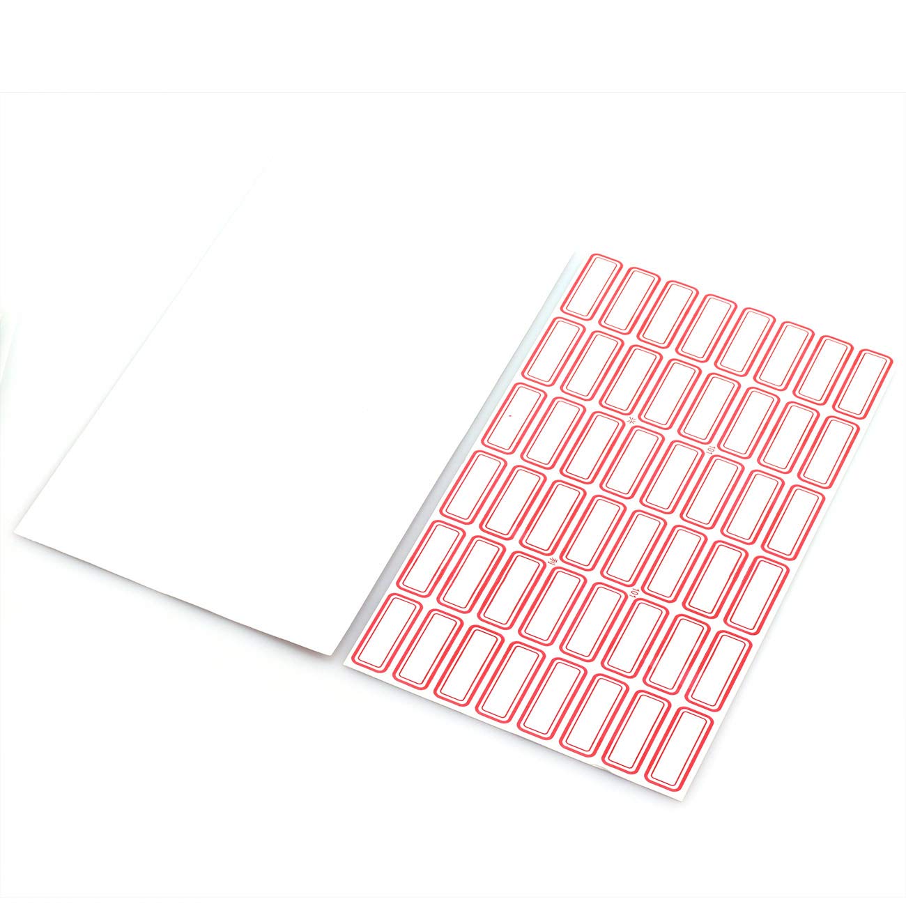 12 Sheet Self-Adhesive Label Stickers for Office and Lab