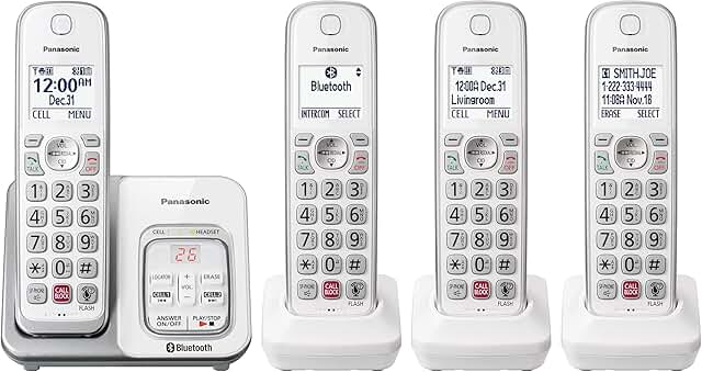 Cordless Phone with Answering Machine and Call Blocking