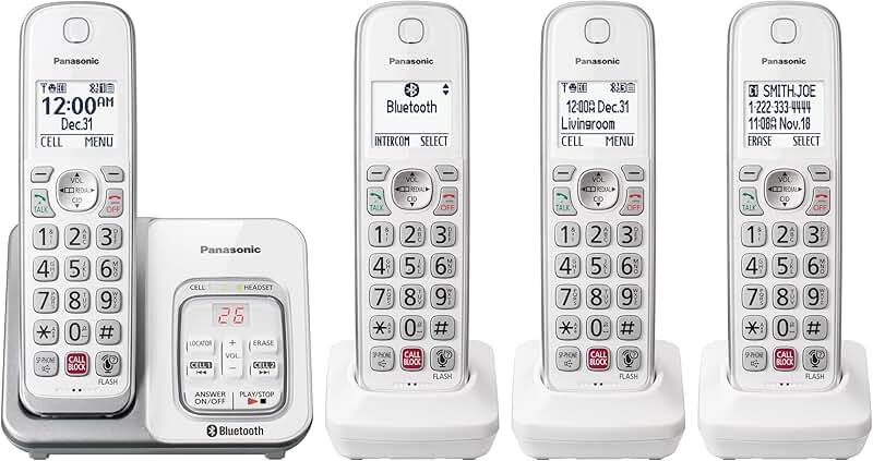 Cordless Phone with Answering Machine and Call Blocking