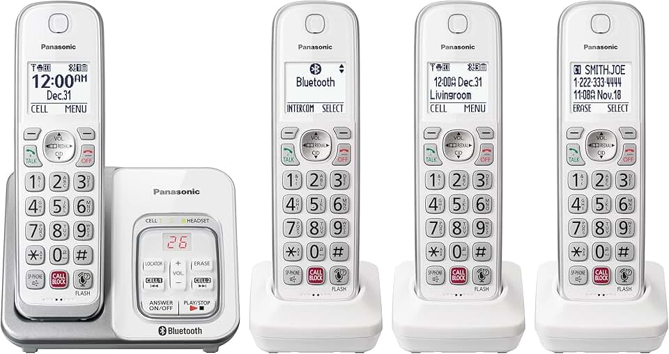 Cordless Phone with Answering Machine and Call Blocking