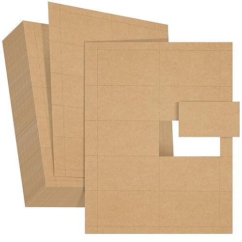 Custom Printable Business Card Sheets, 3.5 x 2 in, 1000 Pack