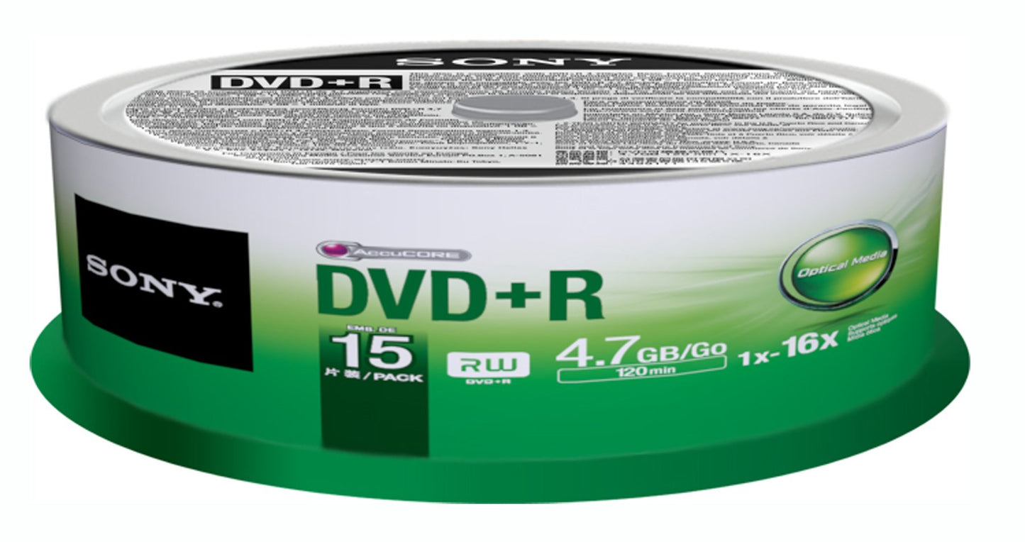 DVD+R (15 pk Spindle)