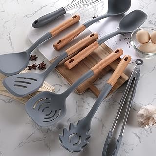 8-Piece Non-Stick Silicone Kitchen Utensil Set