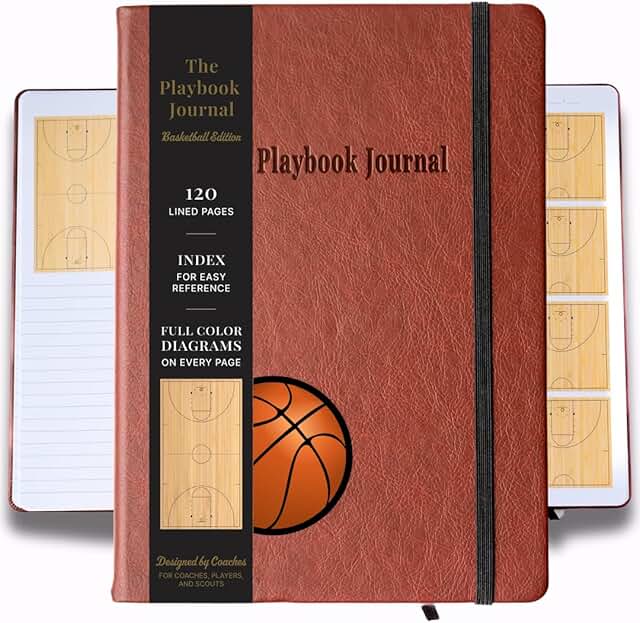 Basketball Playbook Journal for Coaches and Players