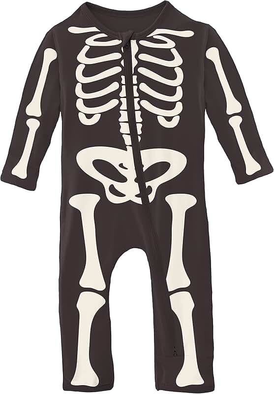 Baby Halloween Print Coverall with Zipper