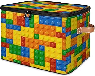 Collapsible Canvas Storage Bins with Lids