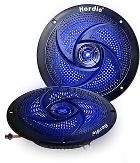 Waterproof 5.25 Inch Marine Speakers, 2 Pack