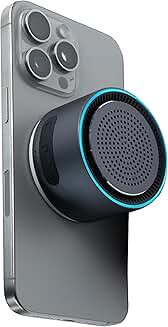 Portable Bluetooth speaker with wireless charger and waterproof design