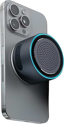 Portable Bluetooth speaker with wireless charger and waterproof design