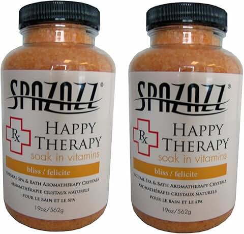 Happy Therapy Aromatherapy Bath Crystals, 19oz, 2 Pack